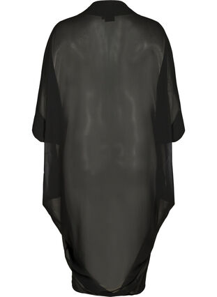 Kimono med 3/4-ermer og perler, Black, Packshot image number 1