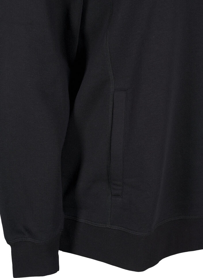 FLASH - Genser med høy krage, Black, Packshot image number 3
