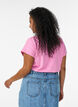 Kortermet T-skjorte i bomullsblanding, Rosa, Model image number 2