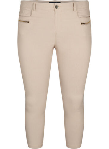 Tettsittende knickers i viskosemiks, Pure Cashmere, Packshot image number 0
