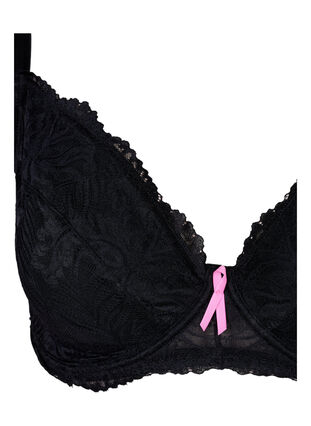 Support the breasts - bøyle-BH til protese, Black, Packshot image number 2