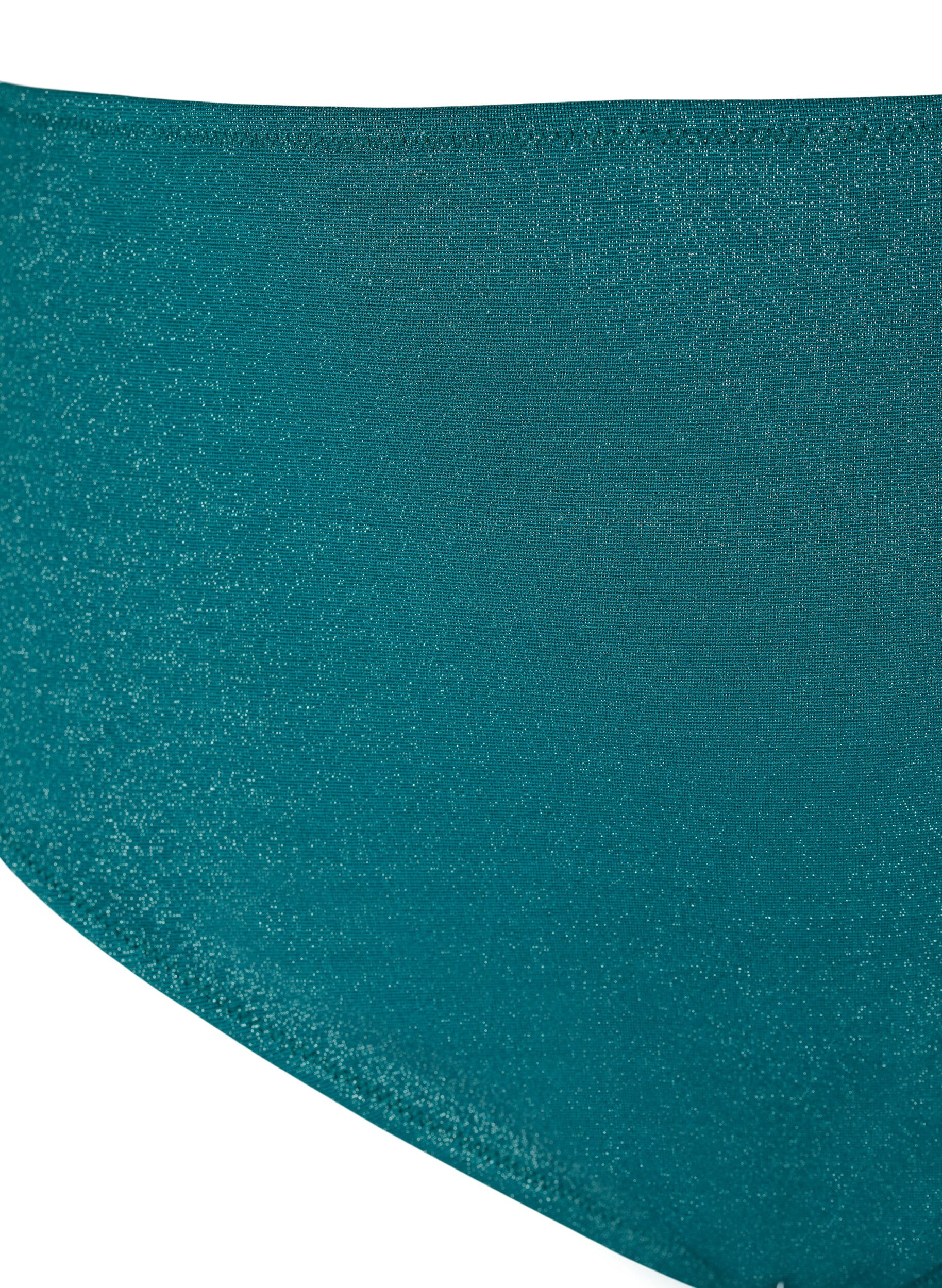 Zizzi Bikinitruse med glitter og h&oslash;y midje, Gr&oslash;nn, Packshot image number 2