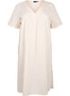 Kaftankjole i bomullsblanding med lin, Beige, Packshot image number 0