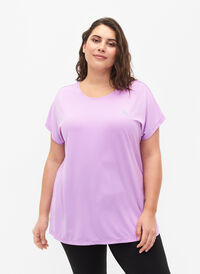 Kortermet trenings T-skjorte, African Violet, Model