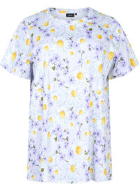 Oversize pysjamas T-skjorte med mønster