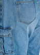Loose fit cargojeans med høy midje, Light Blue, Packshot image number 3