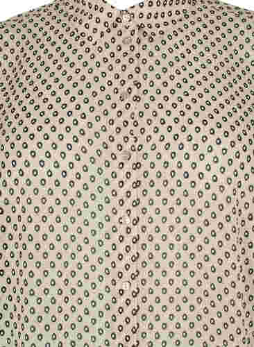 FLASH - Langermet skjorte med blomstermønster, Off White Dot , Packshot image number 2