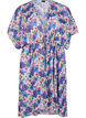 Strandkimono med trykk, Blå, Packshot image number 0