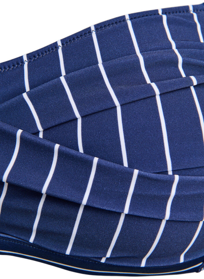 Polstret bikinioverdel med trykk, Blå, Packshot image number 2