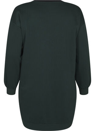 Zizzi Lang, fargeblokket sweatshirt, Scarab Color Block, Packshot image number 1