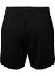 Ensfargede joggeshorts med lommer, Black, Packshot image number 1