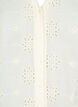 Kortermet skjortebluse med broderi anglaise, Antique White, Packshot image number 2