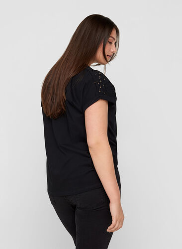 T-skjorte , Black, Model image number 1