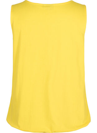 Bomullstopp med strikk nederst, Primrose Yellow, Packshot image number 1