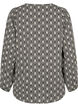 Skjortebluse med v-hals og trykk, Birch Graphic AOP, Packshot image number 1