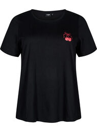 FLASH - T-skjorte med motiv, Black Cherry