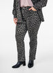 Emily jeans med leopardmønster, Grå, Model image number 2