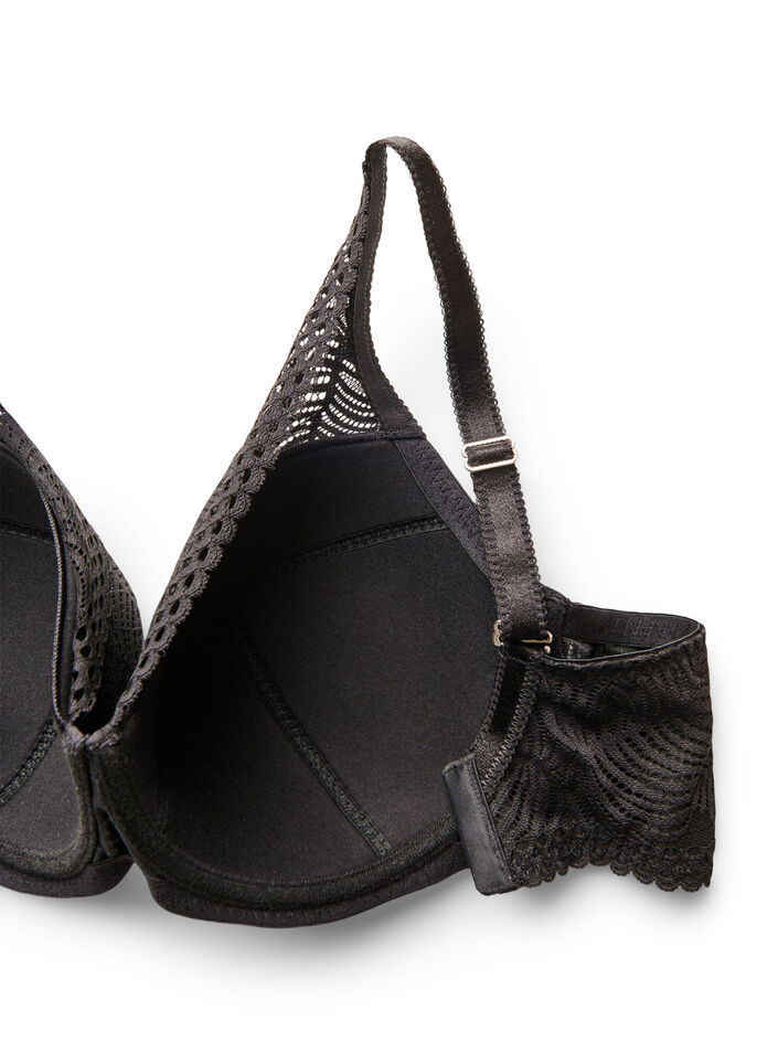 Blonde-BH med polstrede sk&aring;ler, Svart, Packshot image number 3