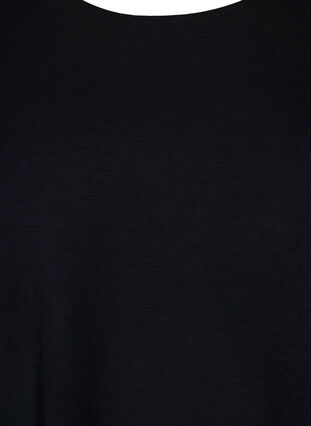 Bluse med puffermer, Black, Packshot image number 2