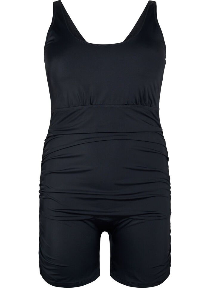 Badedrakt med ben, Svart, Packshot image number 0