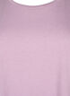 Kortermet T-skjorte i bomullsblanding, Lilla, Packshot image number 2