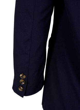 Klassisk blazer med knappelukking, Night Sky, Packshot image number 3