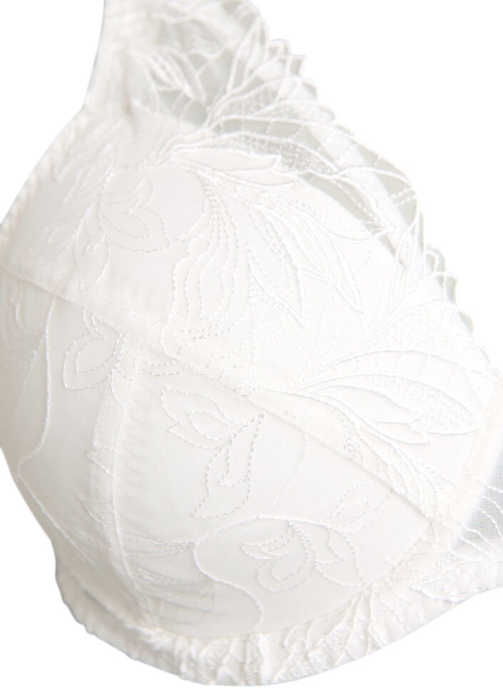 Polstret blonder BH med b&oslash;yle, Hvit, Packshot image number 2