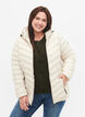 Lettvektsjakke med hette, Beige, Model image number 0