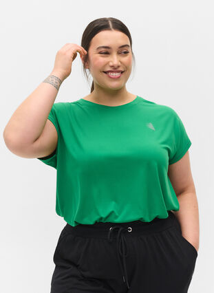 Ensfarget t-skjorte til trening, Jolly Green, Model image number 0