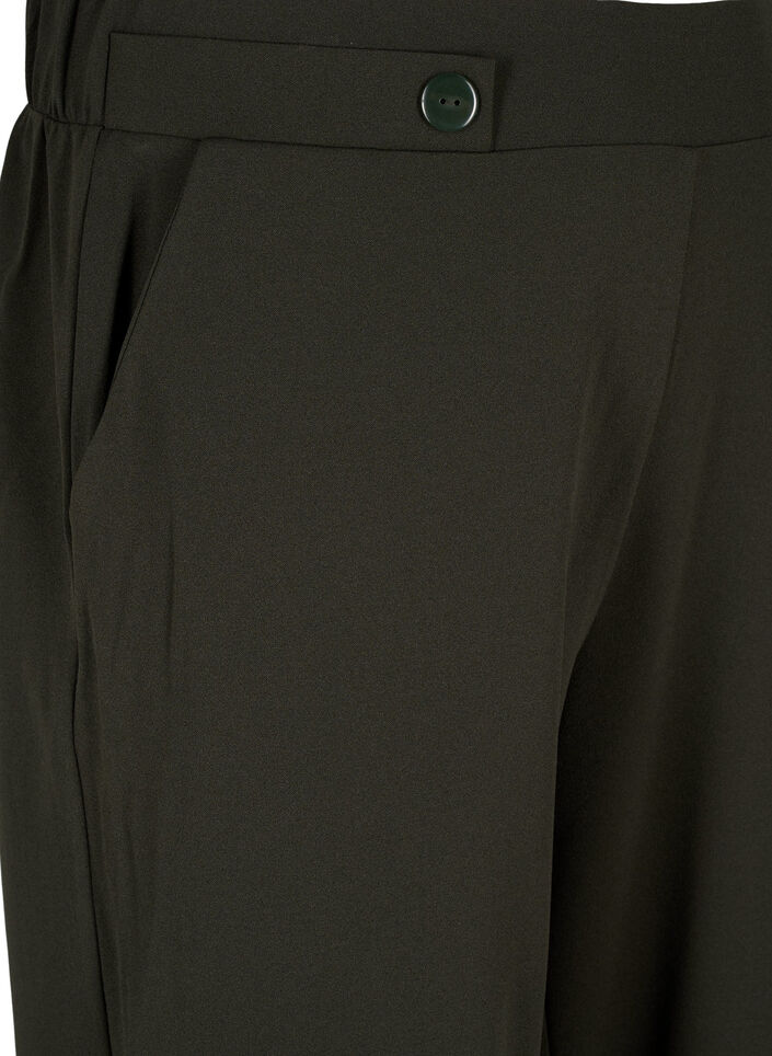 Loose fit bukser med lommer, Gr&oslash;nn, Packshot image number 2