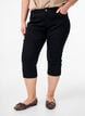 Emily slim fit denim knickers, Svart, Model image number 2