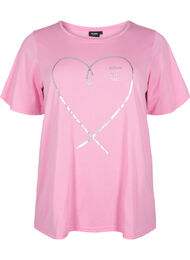 FLASH - T-skjorte med motiv, Begonia Pink