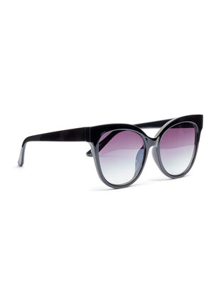 Ensfargede solbriller, Black, Packshot image number 1