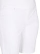 Tettsittende shorts med baklommer, White, Packshot image number 2