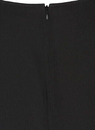 Bluse med korte ermer, Black, Packshot image number 3