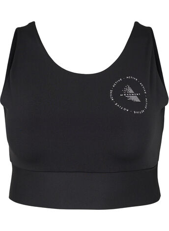 CORE, MID SUPPORT SPORTS BRA - Sports-BH med V-skjæring på ryggen