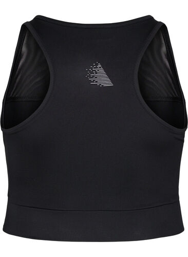 Sports-BH med mesh, Black, Packshot image number 1