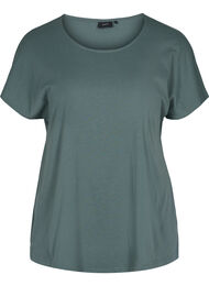 T-skjorte i bomullsmiks, Balsam Green