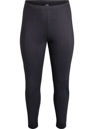 Mønstrede leggings med regular waist, Svart