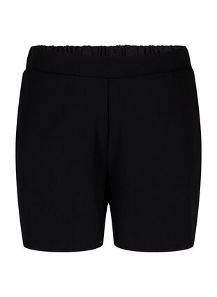 FLASH - Løstsittende shorts med lommer, Black, Packshot image number 0