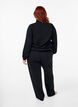 Løstsittende joggebukser med lommer, Svart, Model image number 1