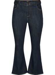 Ellen bootcut-jeans med h&oslash;y midje, Bl&aring;