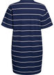 Kort jerseykjole med striper, Blå, Packshot image number 1