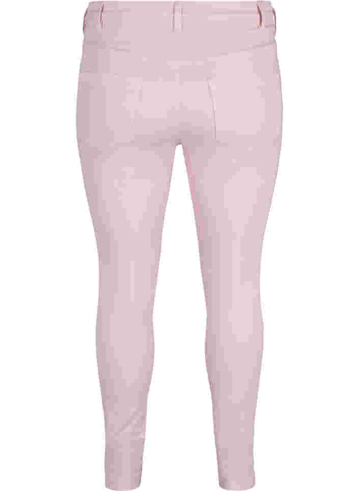 Super slim Amy jeans med høyt liv, Chalk Pink, Packshot image number 1