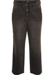 Kiana jeans med straight fit og h&oslash;y midje, Svart, Packshot image number 0