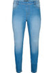 Jeggings med baklommer, Blue denim, Packshot image number 0