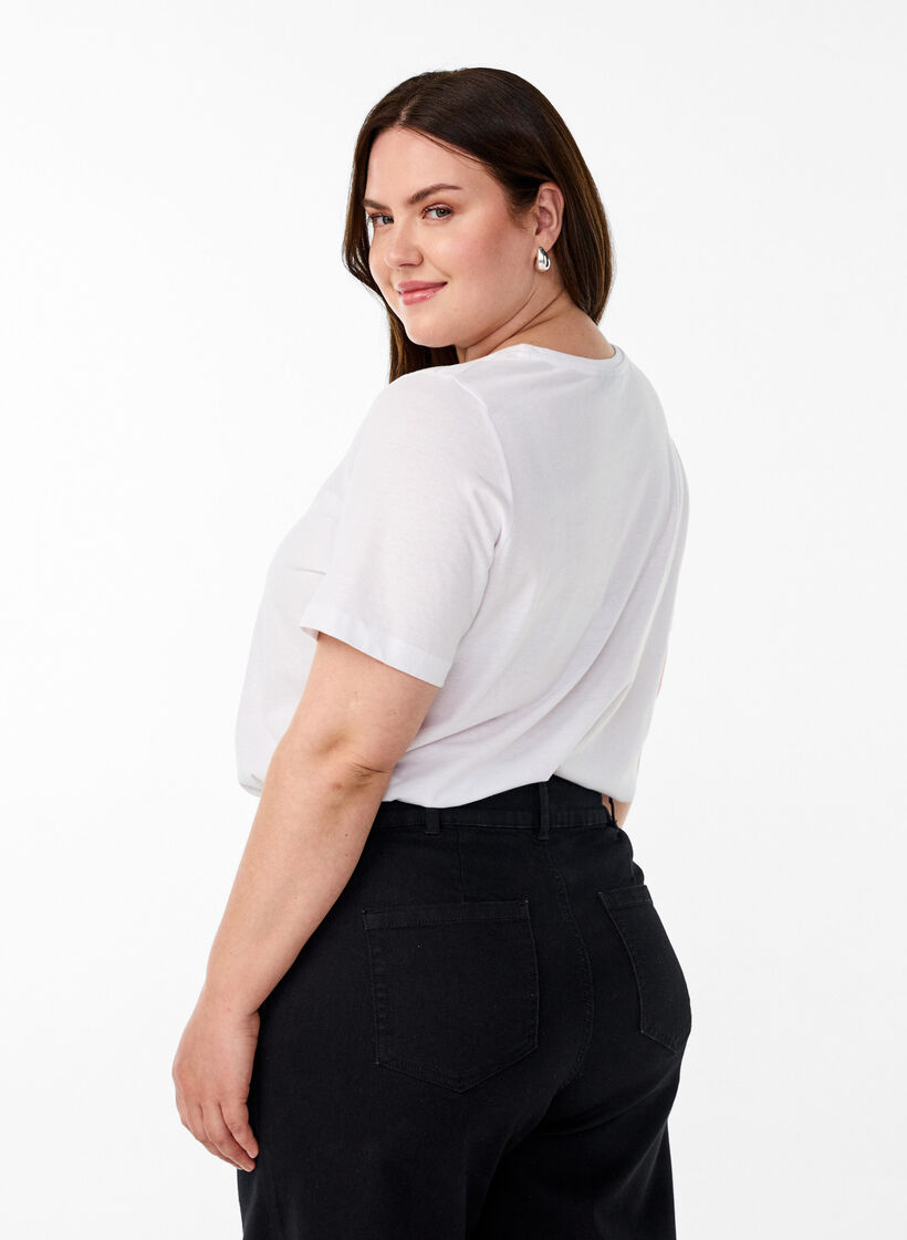 FLASH - T-skjorte med motiv, Hvit, Model
