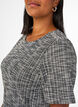 Vevd bluse med knappedetaljer, Vanilje, Model image number 3