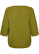 Bluse med 3/4 ermer, Gr&oslash;nn, Packshot image number 1