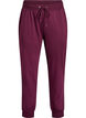 Ledig joggedressbukse med lommer, Rød, Packshot image number 0